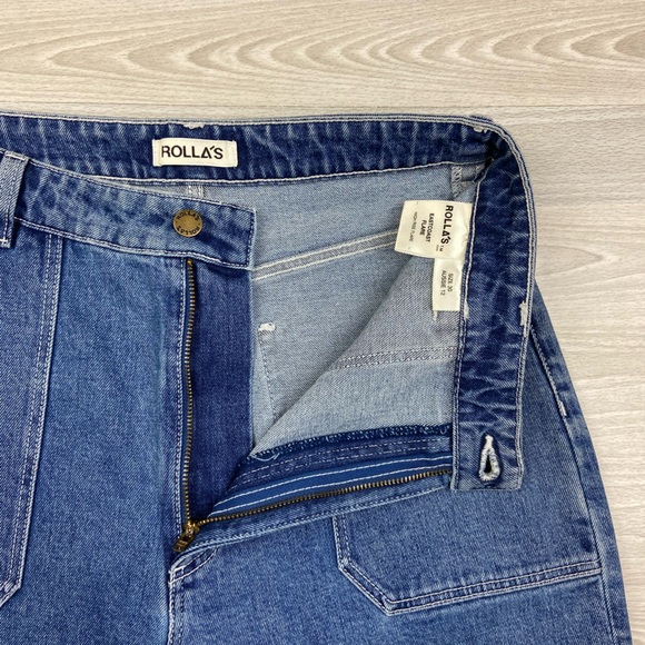 ROLLA'S Eastcoast Flare High Rise G' Day Mate Jeans Vintage Blue Size 30 - Picture 10 of 13
